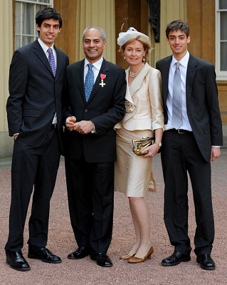 George with his wife and two sons. Know about his personal life, marriage, wife, and children